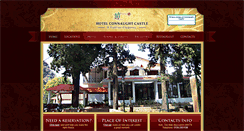 Desktop Screenshot of hotelconnaughtcastle.com