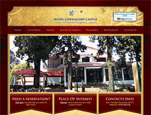 Tablet Screenshot of hotelconnaughtcastle.com